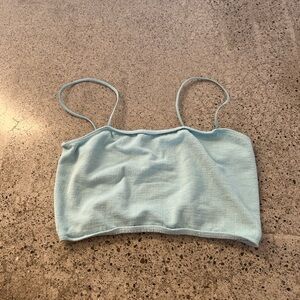 Urban Outfitters Sky Blue Crop Top